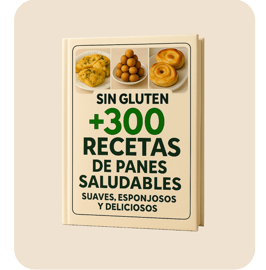 +300 Recetas de Panes Saludables +7 Regalos 🎁